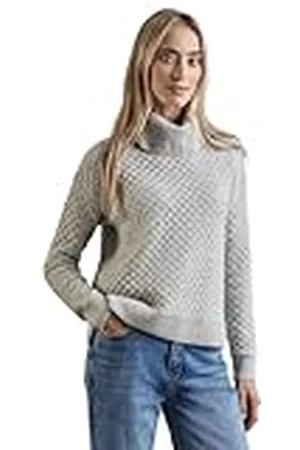 Street one Fluffy roll-Neck Sweater_Structuur, , 38