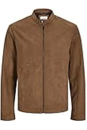 JACK & JONES JJEDYLAN CLEAN Faux Suede Jacket PLS Suede Jas, , 3XL, , 3XL