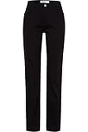 Brax Dames Style Carola Superior Cotton Broek, Perma Black, 46K, , 36W x 30L