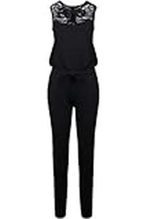 Urban classics Ladies Lace Block Jumpsuit, dames overall, verkrijgbaar in vele verschillende kleuren, maten XS tot 5XL, , 3XL