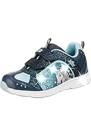 LICO Unicorn V Blinky Meisjes Sneakers, Marineblauw/turquoise, 23 EU