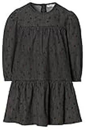 Noppies Kids Meisjesjurk met lange mouwen, kidsgrove kinderjurk, donkergrijs wash-P530, 98