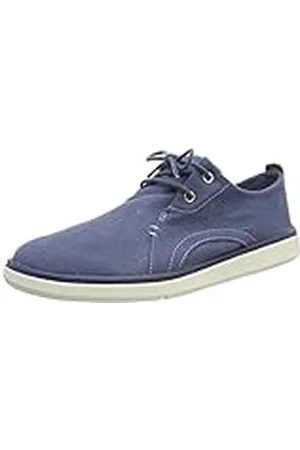 Timberland Gateway Pier Casual Oxford schoenen voor heren, Blauw Dark Blue Canvas, 40 EU
