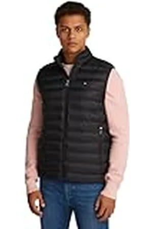 Tommy Hilfiger Heren CORE PACKABLE GERECYCLED VEST MW0MW39989 Vest, Zwart, L, , L