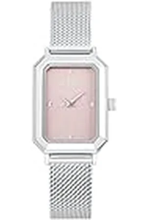 QS by s.Oliver Polshorloge dames quartz analoog, met roestvrijstalen armband, , 3 bar waterbestendig, wordt geleverd in geschenkverpakking, 2035437