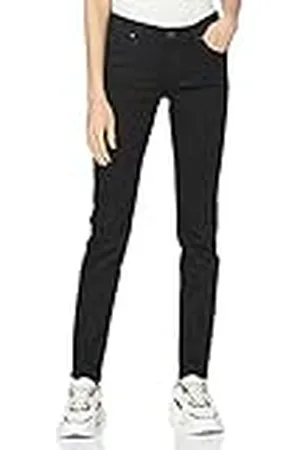 Lee Scarlet Skinny Jeans, voor dames, zwart (zwarte rinse), 27 W/35 L