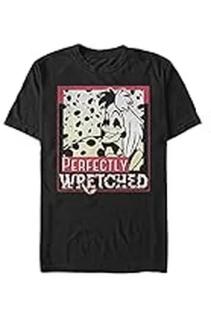 Disney Classics 101 Dalmatians - Wretched Cruella Unisex Crew neck T-Shirt Black 2XL