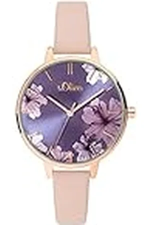 QS by s.Oliver Dames Analoog Kwarts Horloge met Lederen Armband SO-3778-LQ
