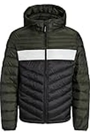 JACK & JONES Heren Jjehero Puffer Hood Noos gewatteerd, , L