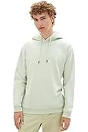 TOM TAILOR Basic hoodie voor heren met geborduurd logo, , XL
