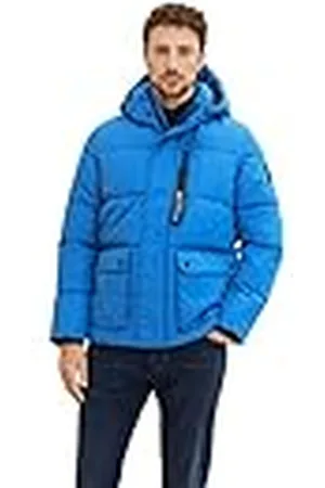 TOM TAILOR Uomini Puffer jas met capuchon 1032491, , XL