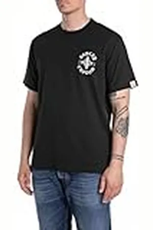 Replay Heren Regular Fit T-shirt van katoen, , XL