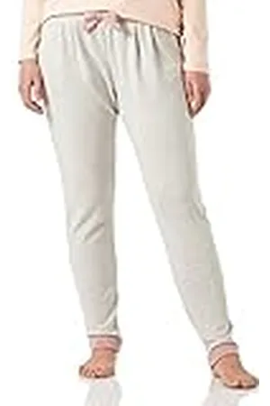 Short Stories Damesbroek, mesh pyjamabroek, naturel melange, normaal