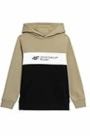4F Jongens Sweatshirt JBLM003, Light Brown, 152 voor kinderen, , 152