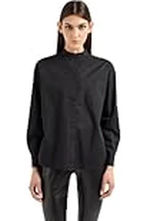 Armani Exchange Dames katoen, logo patch shirt, , S