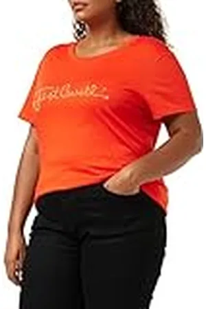 Roberto Cavalli T-shirt, 304 Poppy Red, XXS dames