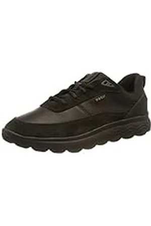 Geox Spherica U Sneakers voor heren, Zwart 01, 45 EU