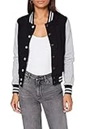Build Your Brand Sweatcollege Sweatjack, voor dames, verkrijgbaar in vele verschillende kleuren, maten XS tot XL, , XS