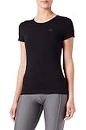 4F T-shirt F1161 Deep Black M voor dames, , M