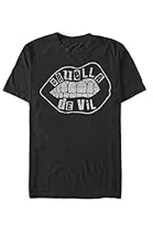 Disney Classics DNCA - Lip Embroidery Unisex Crew neck T-Shirt Black XL