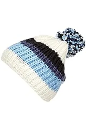 Chillouts Dames Wendy Hat Beanie-muts, Blue/Off White, eenheidsmaat