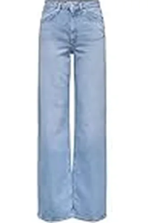 ONLY ONLJUICY Damesjeans met wijde pijpen, hoge taille, wijde pijpen, , 27W / 32L