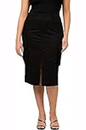 Ulla Popken Cargorock, Utility-stijl, tassen, Lyocell-mix rok, , 50/Grote Maten