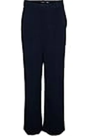VERO MODA VMTIRAVER MR Wide Linen Pants voor dames, , LW / 32L, , 32W / 32L