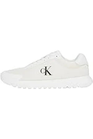 Calvin Klein CK JEANS Heren 3 EVA RUNNER MESH YM0YM01264 Low Top, Wit (Triple Bright White), 8 UK, , 40.5 EU