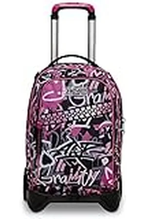 7 for all Mankind CHULKY Trolley school 2 wielen - afneembare rugzak - 3-in-1 gebruik - binnenzak drinkfles - maximale capaciteit - trolley school trolley reizen kinderen fuchsia, , Eén maat, Rugzak
