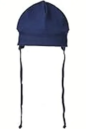 Sterntaler Unisex beanie met bindbanden, leeftijd: vanaf 4-5 maanden, maat: 41, blauw (marine)
