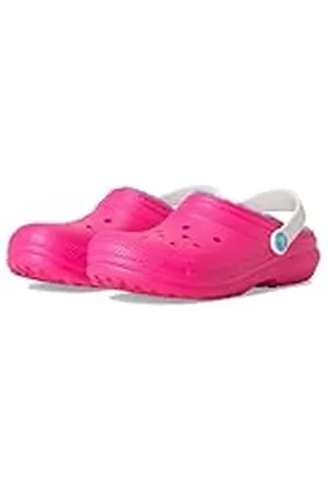 Crocs Klassieke gevoerde klomp K, Pink Crush/Multi, 3 UK, , 34/35 EU