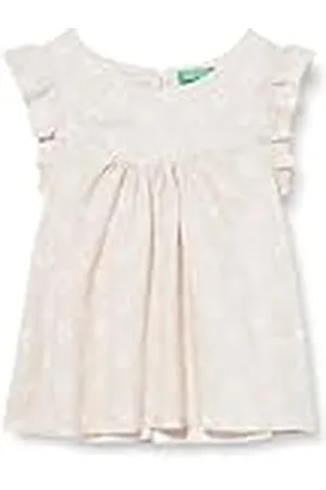 Benetton Shirt 5SJAGQ00Z, beige patroon, 70 A, 90 meisjes