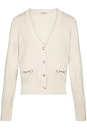 Morgan Vest met lange mouwen Details Sieraden, , S