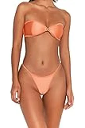 FAE House - Tallara Bikini Top - Mars - Luxe Dames Zwemmode - Levendig Koraal - 100% Duurzame stof - Koude handwas - Maat XS