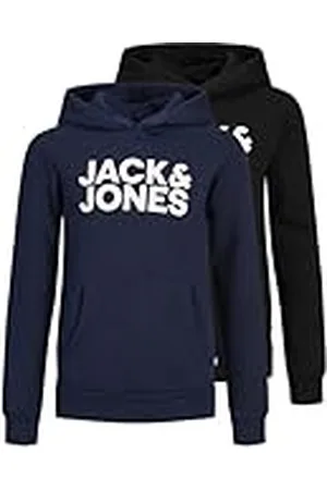 JACK & JONES JJECORP LOGO SWEAT HOOD 2PK MP JNR