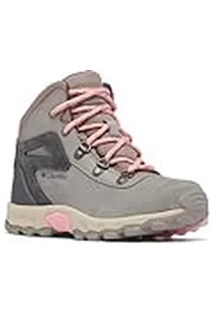 Columbia Unisex Kids Kids Newton Ridge Amped mid Rise Hiking Boots, Black (C Stratus x Pink Orchid), 11 UK