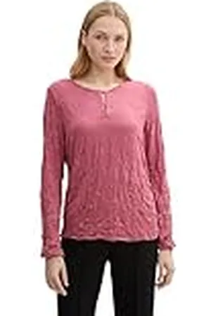 TOM TAILOR T-shirt met lange mouwen voor dames, , XXL