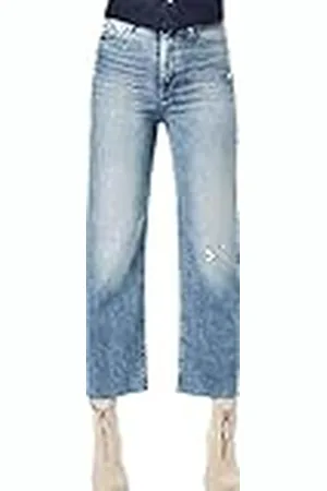G-Star RAW Dames Tedie Ultra High Waist Straight Ripped enkeljeans, , 28W x 32L