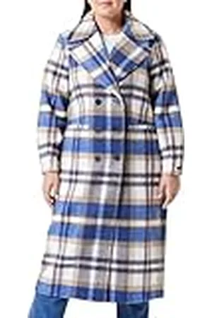 Mexx Dames geruite trenchcoat, , S