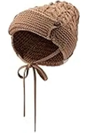 Sterntaler Gebreide muts houten knopen, , 49 cm