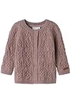 NAME IT Meisje gebreid vest merinowol, , 50 cm