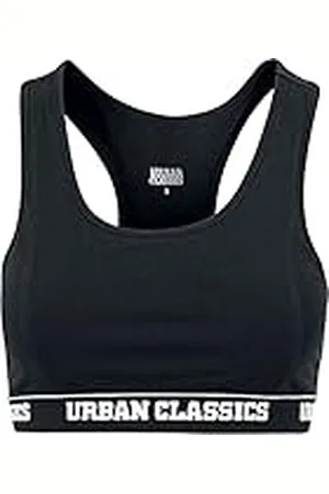 Urban classics Dames Sport Tank Top Ladies Logo Bra, , XS
