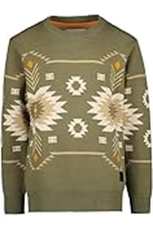Vingino Jongens gebreide sweater Mario Kalamata Green.