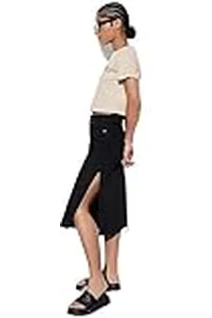 Trendyol Vrouwen Vrouw Midi lijn Denim Rok, , 62