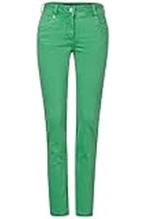 CECIL Dames katoenen broek slim, , 26W / 32L