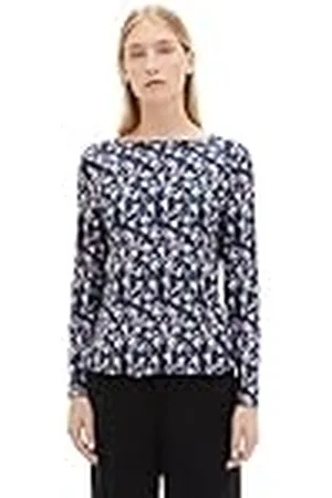 TOM TAILOR T-shirt met lange mouwen voor dames, , S