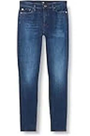 7 for all Mankind Dames Hw Skinny Slim Illusion Jeans, , 26