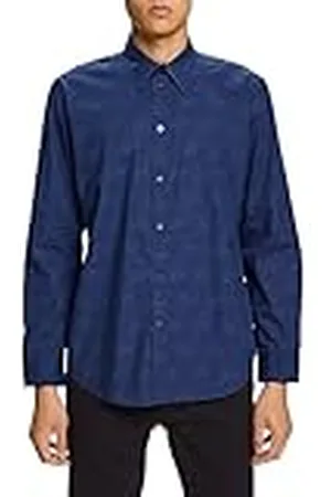ESPRIT Overhemd met patroon, 100% katoen, , XS