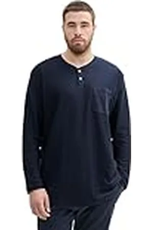 TOM TAILOR Heren Plussize T-shirt met lange mouwen, , XXL